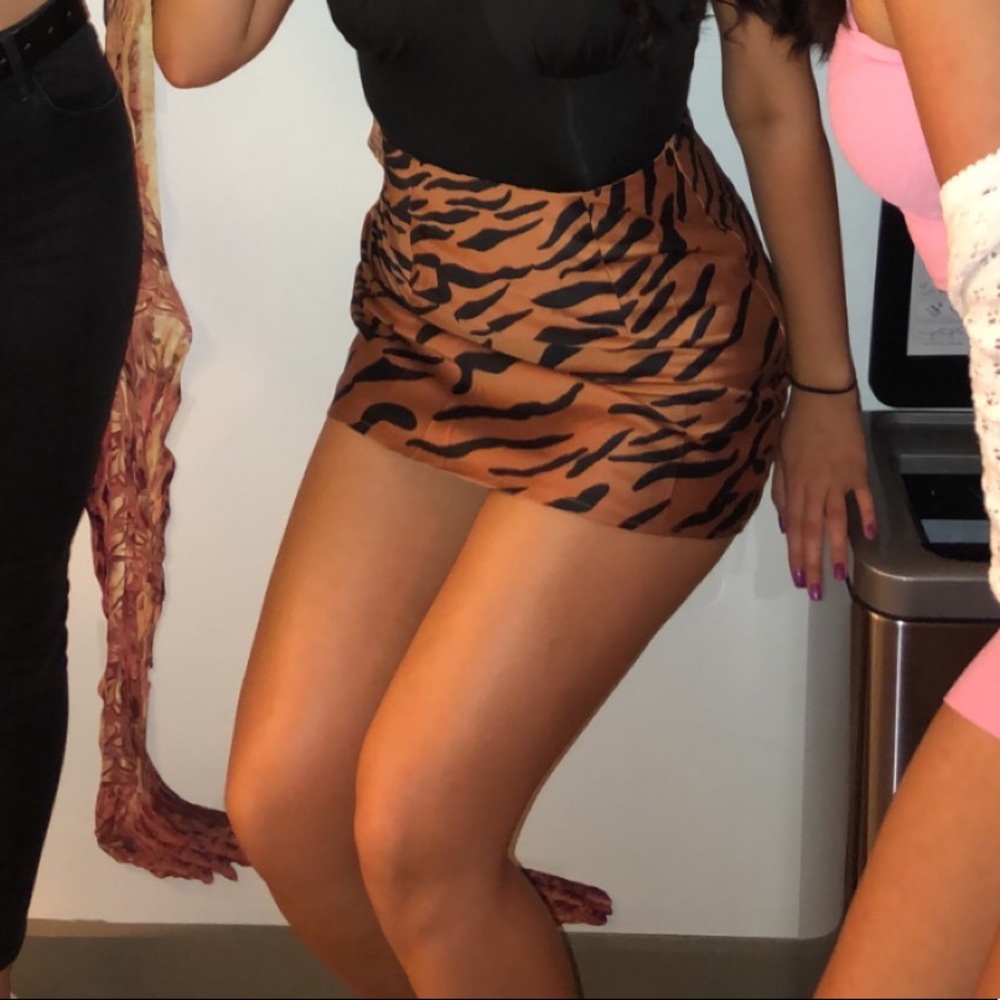 Princess polly tiger print skirt